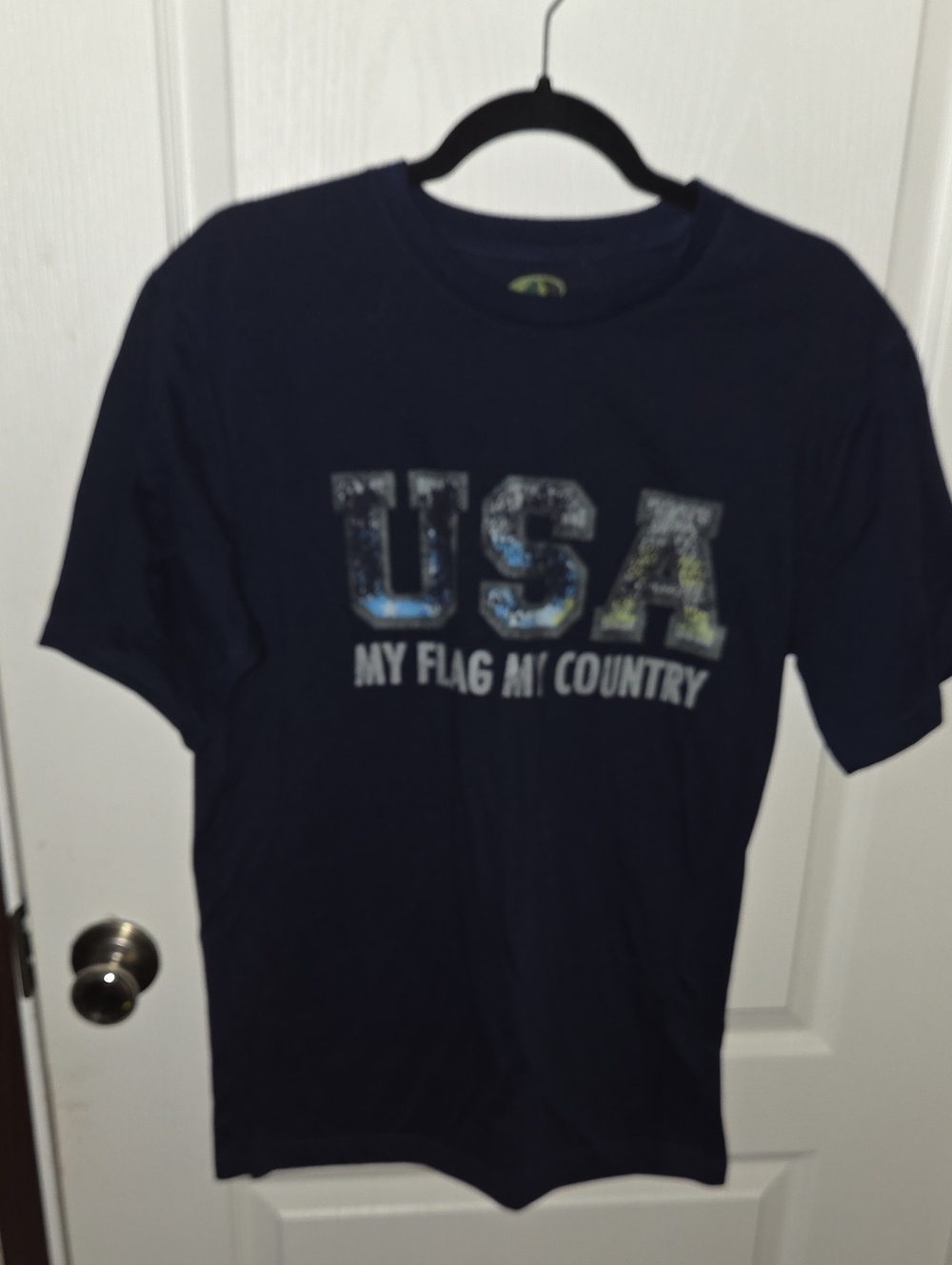 Mossy Oak Navy "USA" Graphic Tee for Kids